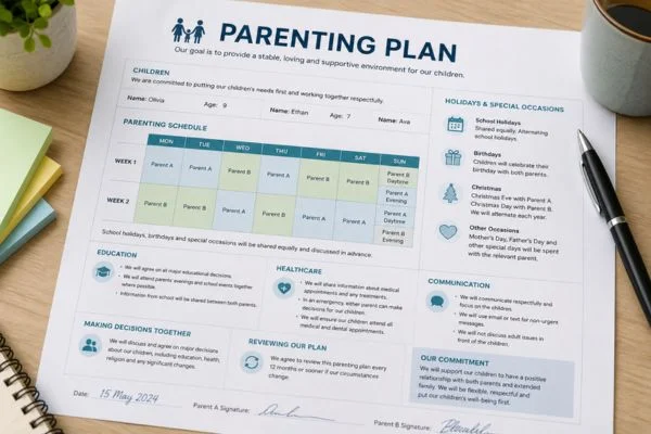 Understand parenting plans Middlesbrough